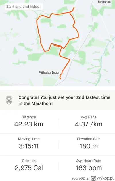 scorp02 - 152 430,76 - 42,23 = 152 388,53

Miałem nie biegać w ten weekend, ale jedna...