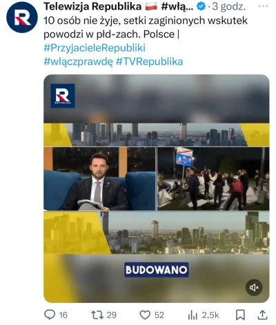 Gours - Antypaństwowa i wprost antypolska TV Republika donosi, że są „setki zaginiony...