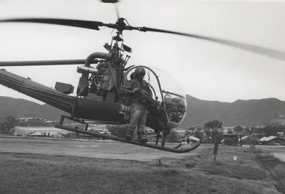 Corvus_Frugilagus - Hiller OH-23 Raven,należący do US Army, Wietnam 1968 rok.

#corvu...
