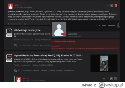 d4wid - Zgłosiłem widocznego trolla co nawala tylko o UKR i sieje kacapskie fake news...