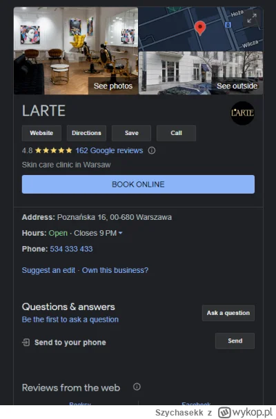 Szychasekk - Czemu salon urody Larte ma takie opinie pomimo tego, że głównymi właścic...