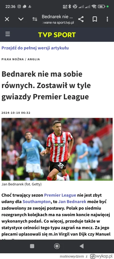 malinowydzem - BEDNAREK TOP

#mecz