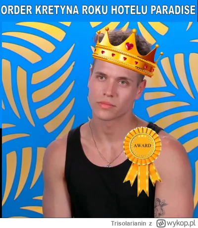 Trisolarianin - #hotelparadise Gratulacje