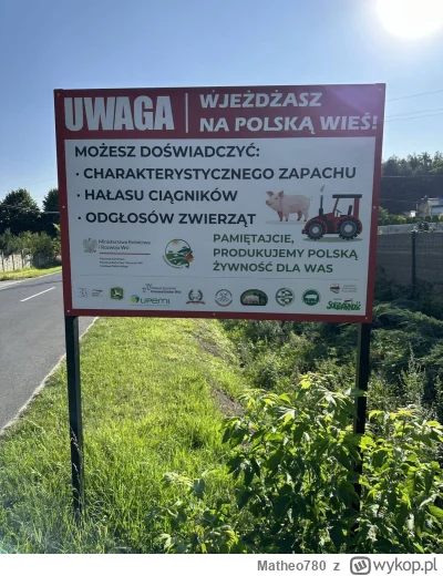 Matheo780 - Taka tablica spotkana gdzieś za Szadkiem (woj. łódzkie) 🙂

#rolnictwo #p...