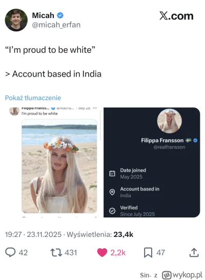 Sin- - Konta MAGA xD

#polityka #usa #makeamericagreatagain