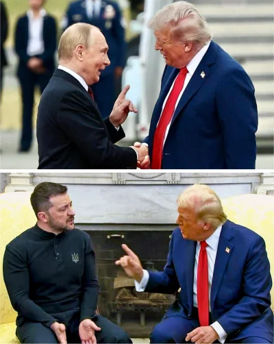 IV_RP - Pierwszemu podaje rękę, a drugiemu wysyła sprzęt wojskowy, pieniądze i inform...