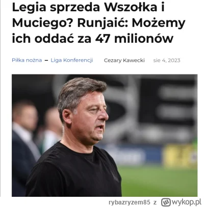 rybazryzem85 - Zapomniał tylko wspomnieć  że w tej kwocie lwią cześć stanowi stadion ...