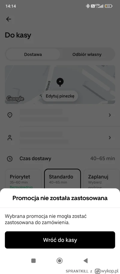 SPRANTKILL - Mam kupon na -50zł na pierwsze zamówienie niby wszystkie warunki są speł...