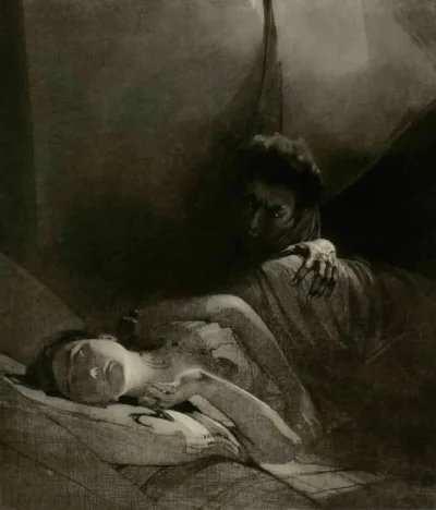 Mortadelajestkluczem - "Demon i Tamara". Alfred Eberling, 1910 rok.

#strachymortadel...