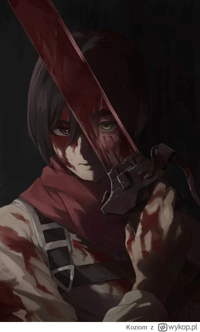 Koziom - Mikasa Ackermann...
#anime #randomanimeshit #ataktytanow #mikasaackermann #e...