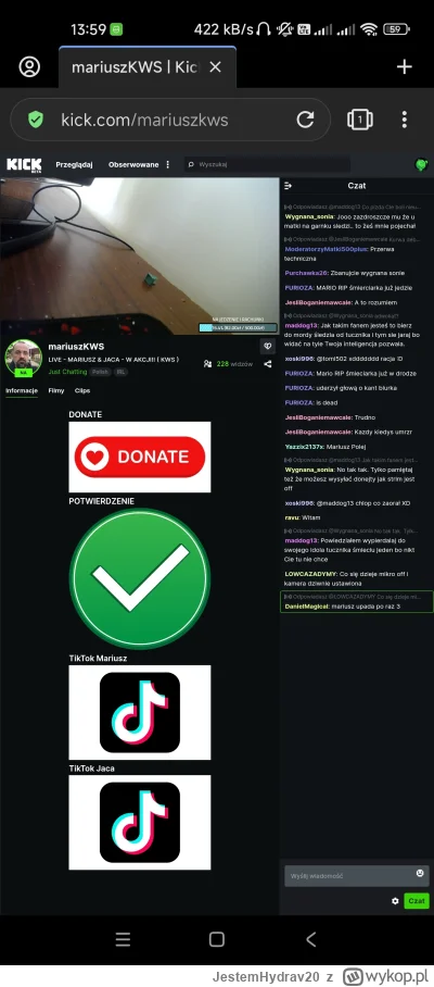 JestemHydrav20 - Ha ha ha ha ha ha ha
 #danielmagical #patostreamy