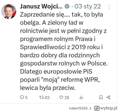 robert5502 - Liczę na prawidłowe oznakowania, bo nie kupię żadnego produktu polskich ...