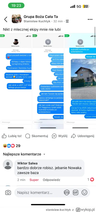 stanislaw-kuchtyk - #kononowicz 
Niszczenie Nowaka to nie poblem, to obowiązek. Choci...