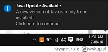 Kryspin013 - >@Kryspin013: akurat instalatory w windowsie to ich największa zaleta. 
...