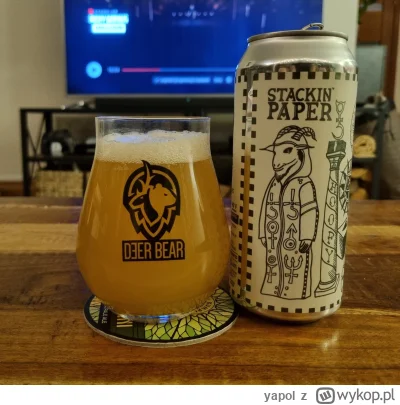 yapol - Zdrówko beergiczków :)

Hoof hearted brewing
"Stackin paper"
Triple dry-hoppe...