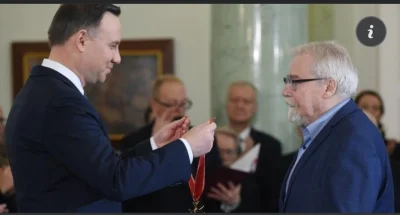 xamoxx - prezydent andrzej duda odznaczył złotym krzyżem zasługi logana roya za wybit...