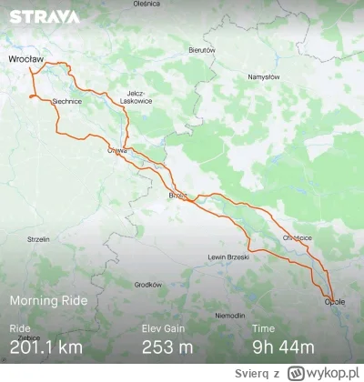 Svierq - 268 660 + 201 = 268 861

Weekendowy wypad do Opola 😁

#rowerowyrownik #rowe...