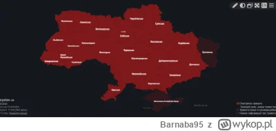 Barnaba95 - Ostrzeżenia o ataku z powietrza w całej Ukrainie
[alerty](https://alerts....