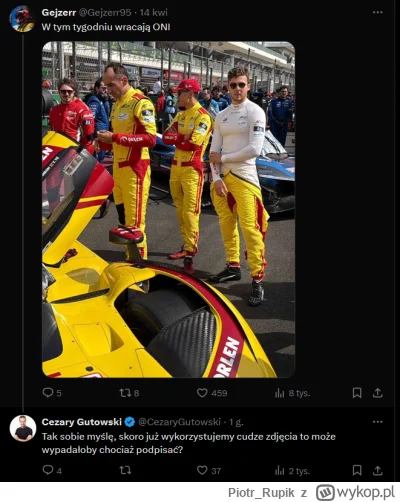 Piotr_Rupik - Chłop jest niereformowalny XDDDDDDD

#cugowskicontent #witajcienajmilsi...