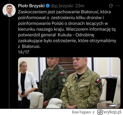 BasTajpan - Czyżby Białoruś przestraszyła się konsekwencji ruskiego ataku przechodząc...