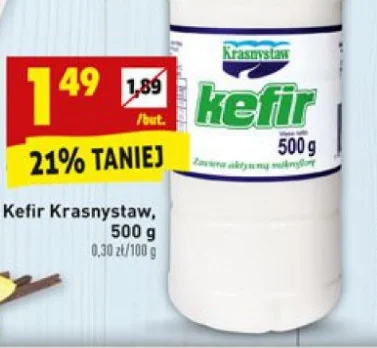 siepan - @Sandrinia: ten kefir miał kiedyś 500g