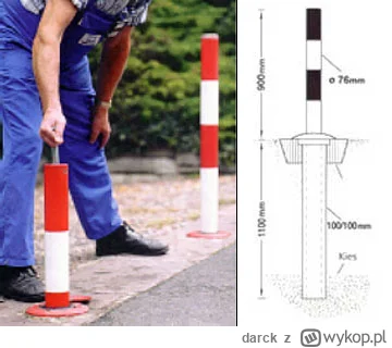 darck - tu sprzedają gotowe: https://szlabany.eu/?slupkiparkingowereczne