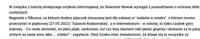 bezpravkano207 - #kononowicz 
Nowak atakuje Nowaka.   
Zaczynamy podsumowanie. Część ...