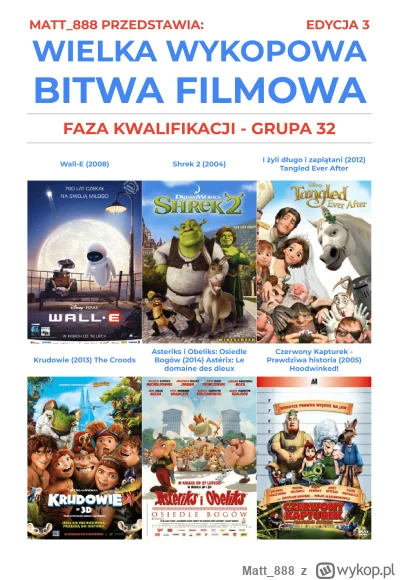 Matt888 - WIELKA WYKOPOWA BITWA FILMOWA - EDYCJA 3!

Tag do obserwacji lub czarnolist...