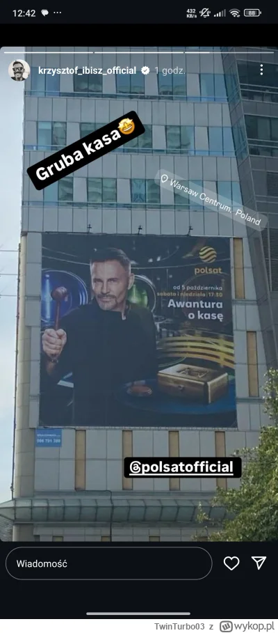 TwinTurbo03 - Pierwszy billboard reklamowy
#awanturaokase #polsat