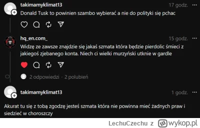 LechuCzechu - Troll konta szmateckiego widzę, że prężnie działają już na Threads. #po...