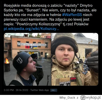 Why_Duck - @wiktorks Ukraińcom to kacapy kazały im napisać. 
"Liczbę ofiar koliszczyz...