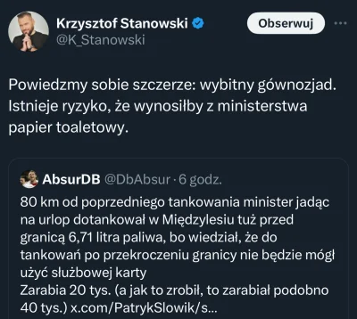 M.....s - Kurczę, nie przypominam sobie, żeby Krzysio tak nazywał Mejzę, który latał ...