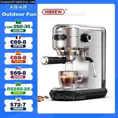n____S - ❗ HiBREW H11 SR Coffee Machine [EU]
〽️ Cena: 96.38 USD (dotąd najniższa w hi...
