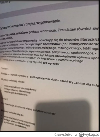 CrazyxDriver - Może to być fake, bo słaba jakość druku. Ale może legit. Pojawiło się ...