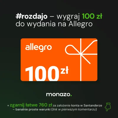 MonazoPL - Ruszamy z nowym #rozdajo – wygraj kartę podarunkową do Allegro o wartości ...