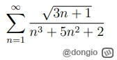 dongio - Jak zbadać zbieżność tego szeregu? #matematyka