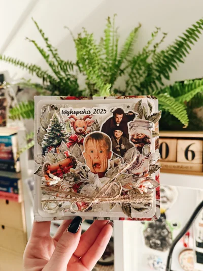 cytmirka - Kartka gotowa. W tym roku postawiłam na Kevina, bo podobno bez niego Świat...