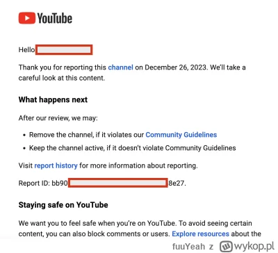 fuuYeah - Przypominam tylko, że jeśli jakiś kanał wg was głosi nieodpowiednie treści ...