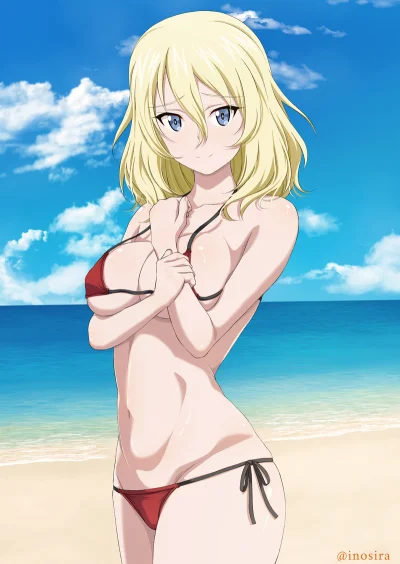 OttoFlick - #randomanimeshit #anime #swimsuit #girlsundpanzer #oshida #pixiv #