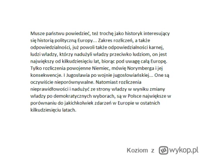 Koziom - Pisowcy wyzywają Tuska od psychopatów itp. bo według nich zrównał rozliczeni...