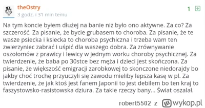 robert5502 - Prawdopodobnie dzban dnia. Typ - planista czyjegoś życia, socjopata z ur...
