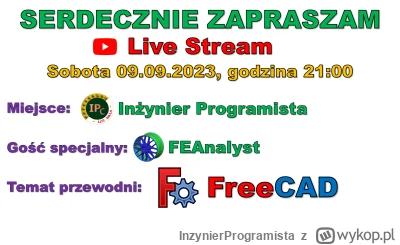 InzynierProgramista - Zaproszenie na live stream!

Serdecznie zapraszam na live strea...