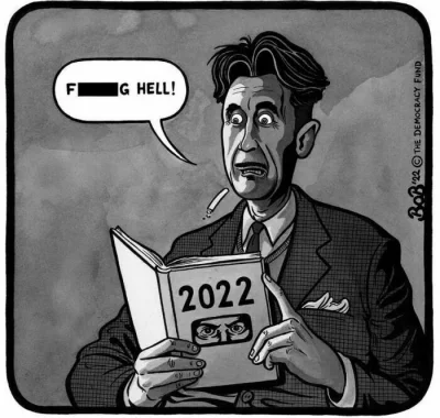 NevermindStudios - Orwell odkrywa czasy współczesne... 
#przegryw #heheszki #orwell #...