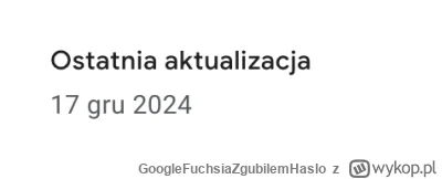 GoogleFuchsiaZgubilemHaslo - @wykop: nad czym wy tam pracujecie? Ostatnia aktualizacj...