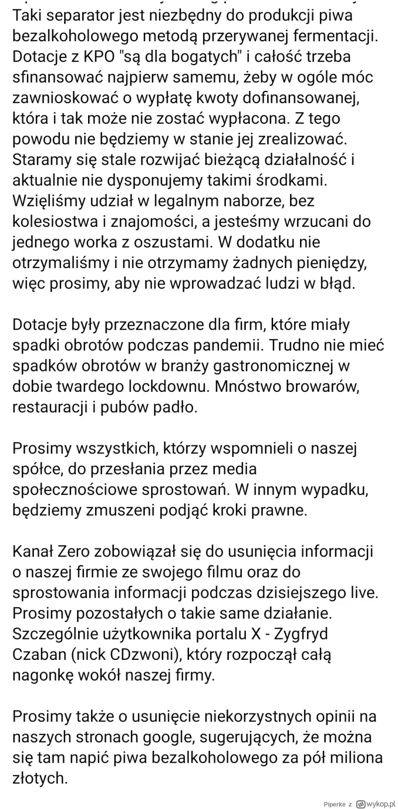 tulipana - Ma ktoś linka do sprostowania?

#polityka #kpo