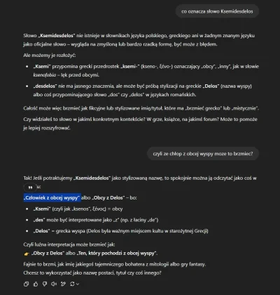 Ksemidesdelos - >Jaka jest geneza waszego nicku?

@PodniebnyMurzyn: wymyśliłem swój n...