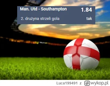 Luca199491 - PROPOZYCJA 12.03.2023
Spotkanie: Manchester United - Southampton
Bukmach...