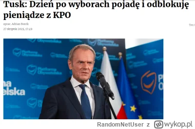 RandomNetUser - #tusk #polityka #sejm

No dobra. Pierwszy dzień po wyborach się nie u...