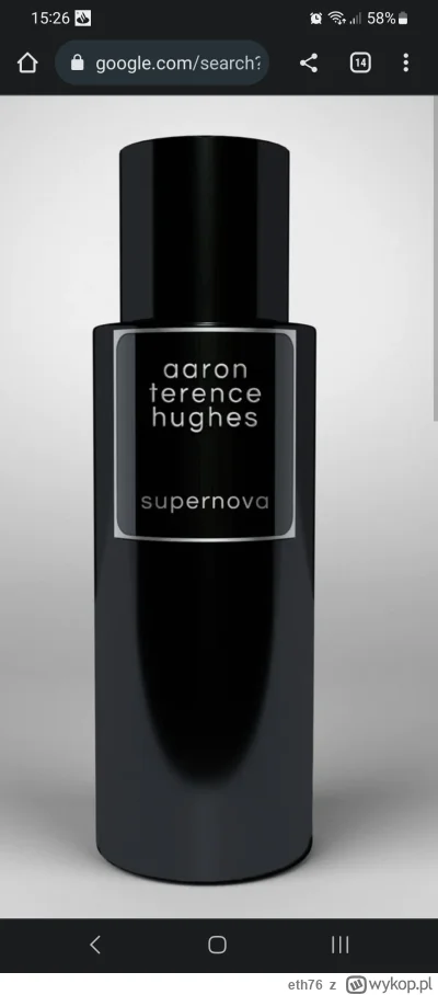 eth76 - #perfumy #rozbiórka
Najnowszy hypowany zapach od Aaron Terrence Hughes - Supe...