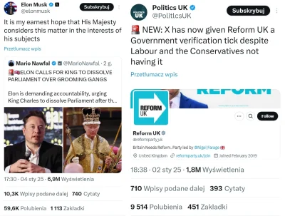 splinter96 - Elon (zapewne w ramach obrony wolności słowa i apolityczności twittera (...